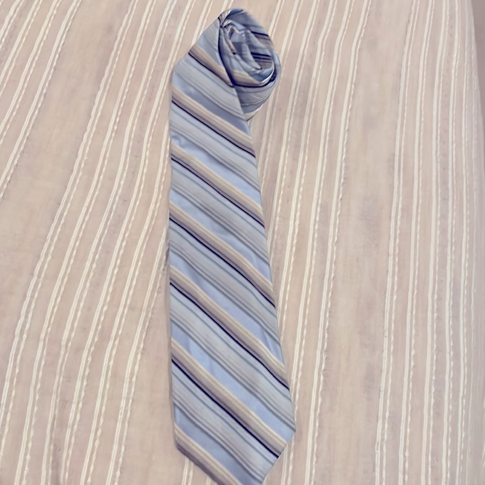 Men’s Perry Ellis Portfolio tie - blue/brown